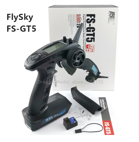 Joystick Rc Drone - FlySky FS-GT5 with FS-BS6 6CH Receiver