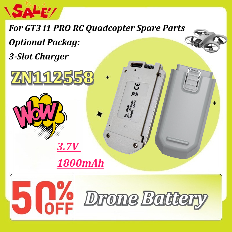 Drone Dji Rc 3 - New 1-6PCS ZN112558 3.7V 1800mAh Replacement