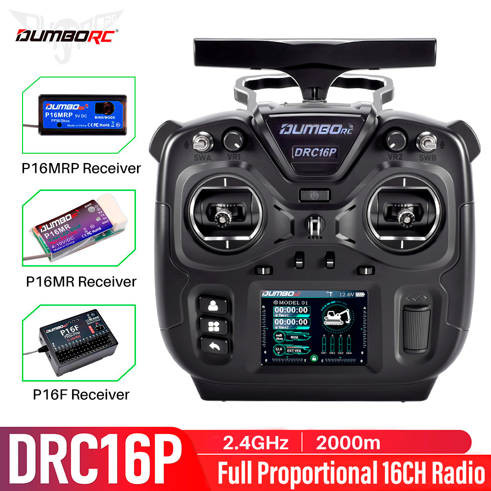 Plane Drone Rc - DUMBORC RC Transmitter DRC16P 16CH Coach