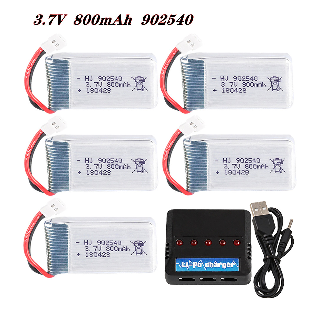 Drone Rc Parts - 3.7V 800mAh 902540 25C Lipo Battery