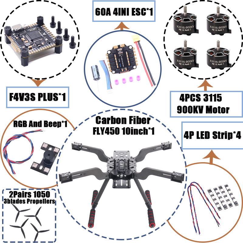 B-CUBE Open Source New Smart D - đánh giá và giá Heavy Lift Drone Frame
