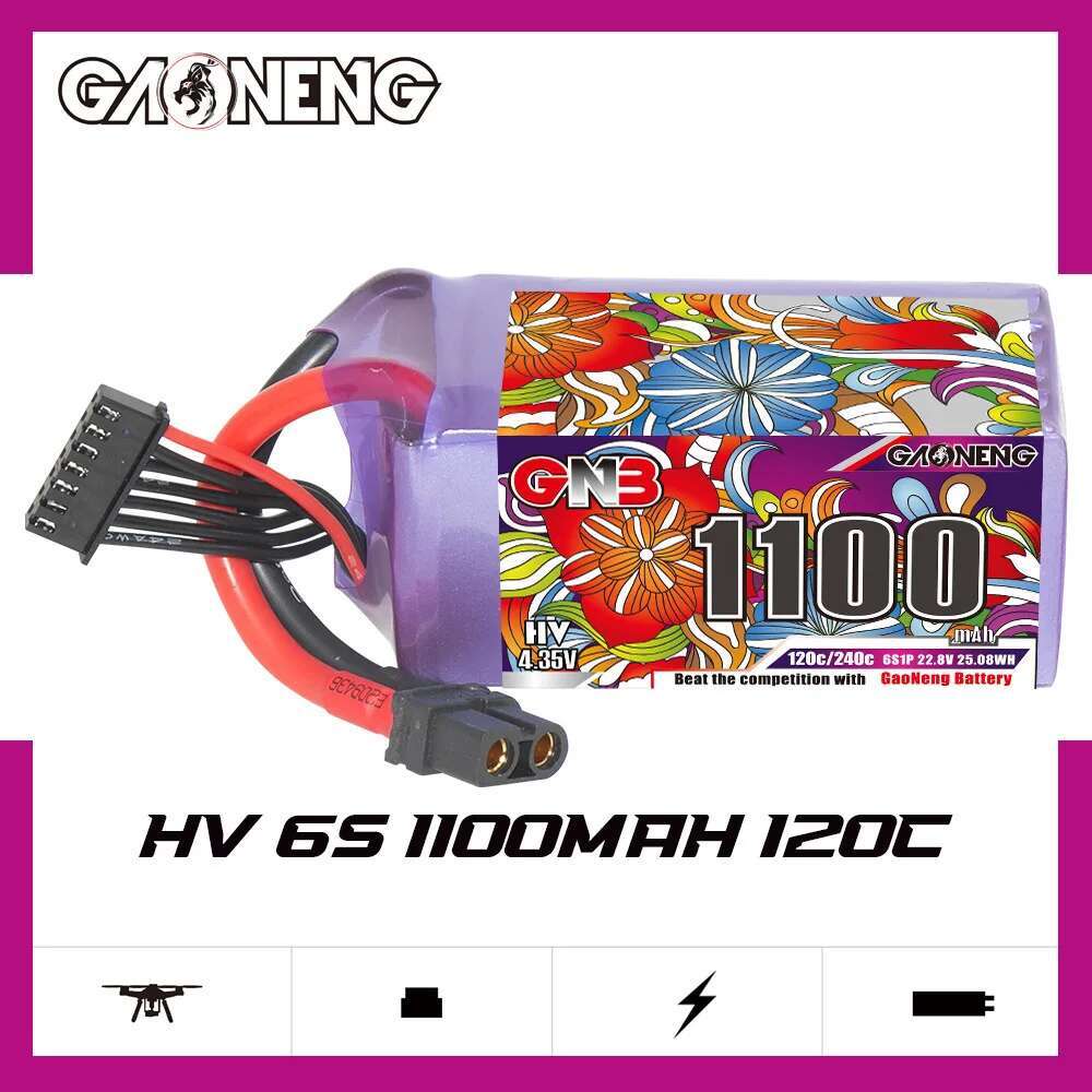 2Pcs GNB 6S Lipo Battery 22.8V - đánh giá và giá Drone Rc Board