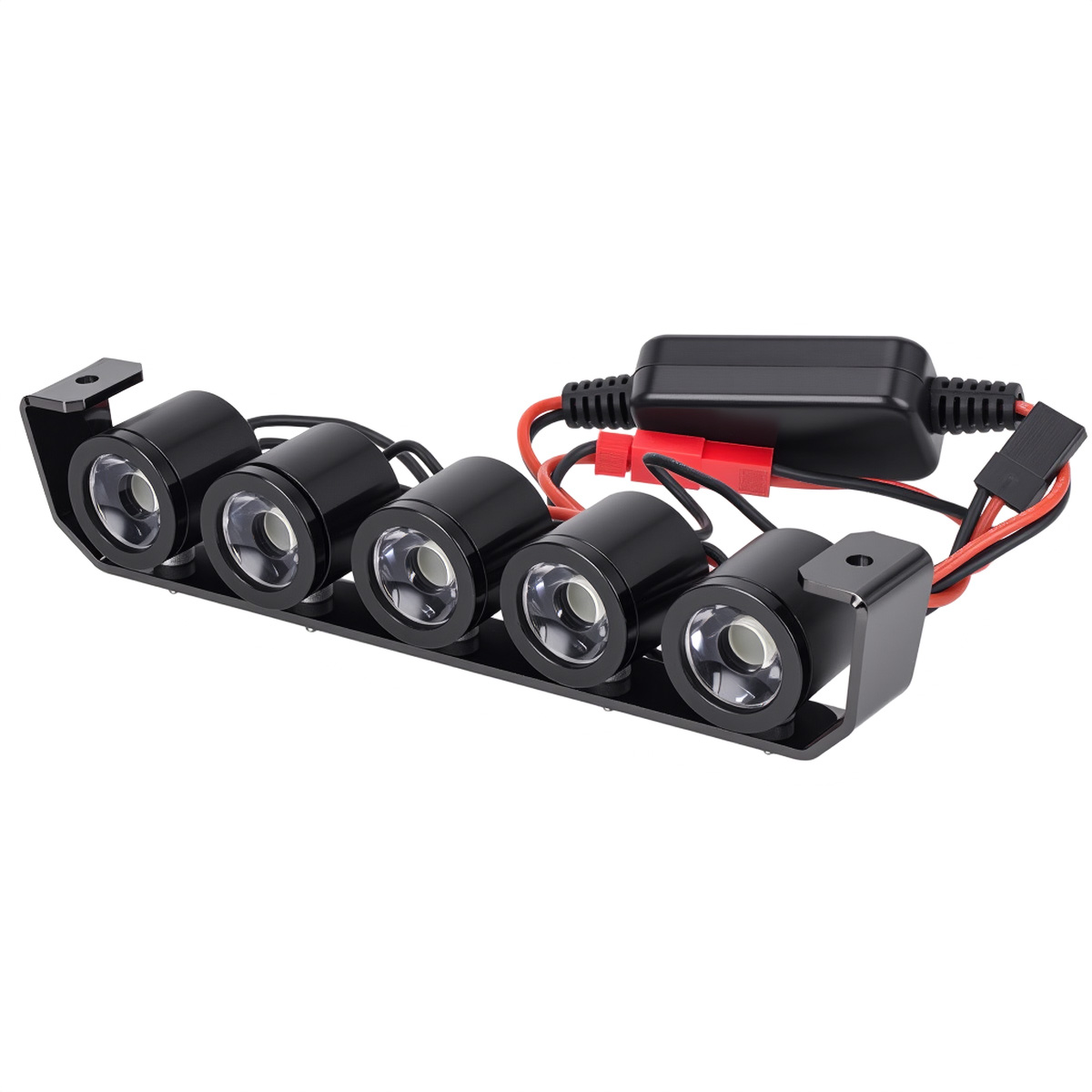 Aluminum 5 LED Light Headlight - đánh giá và giá Drone Lidi Rc