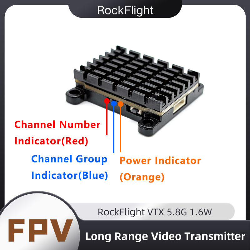 RockFlight TX663 VTX 5.8G 48CH - đánh giá và giá Drone Rc Transmitter And Receiver