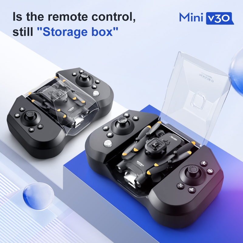 Mini V30 WiFi FPV Drone With 4 - đánh giá và giá Drone Kf Rc