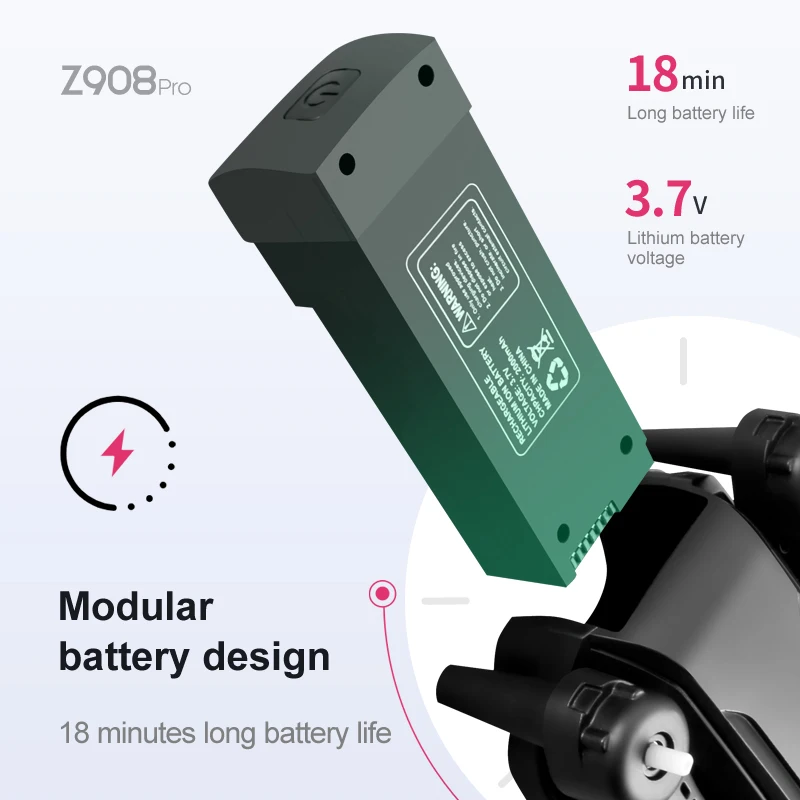 Z908 Pro Max Dron Battery 3.7V - đánh giá và giá Drone Rc Pro 2