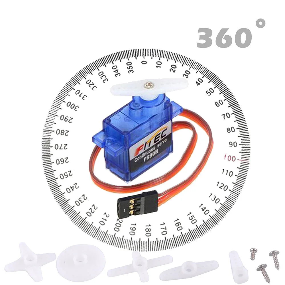 Feetech Mini FS90R Micro Servo - đánh giá và giá Plane Drone Rc