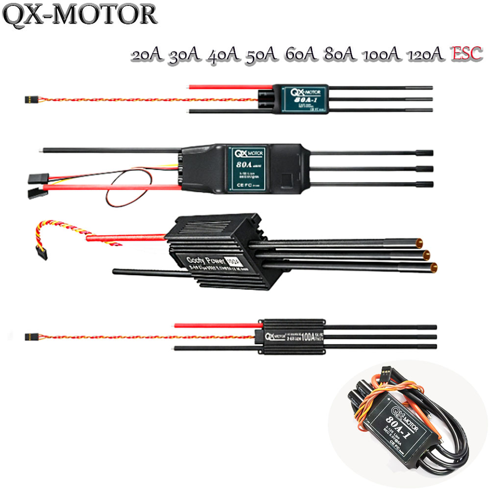 20A-120A Brushless ESC Speed C - đánh giá và giá Plane Drone Rc