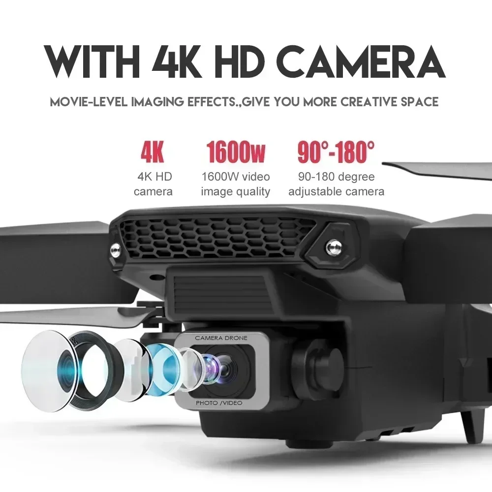 E88 Pro WIFI FPV Drone Wide An - đánh giá và giá Drone Kf Rc