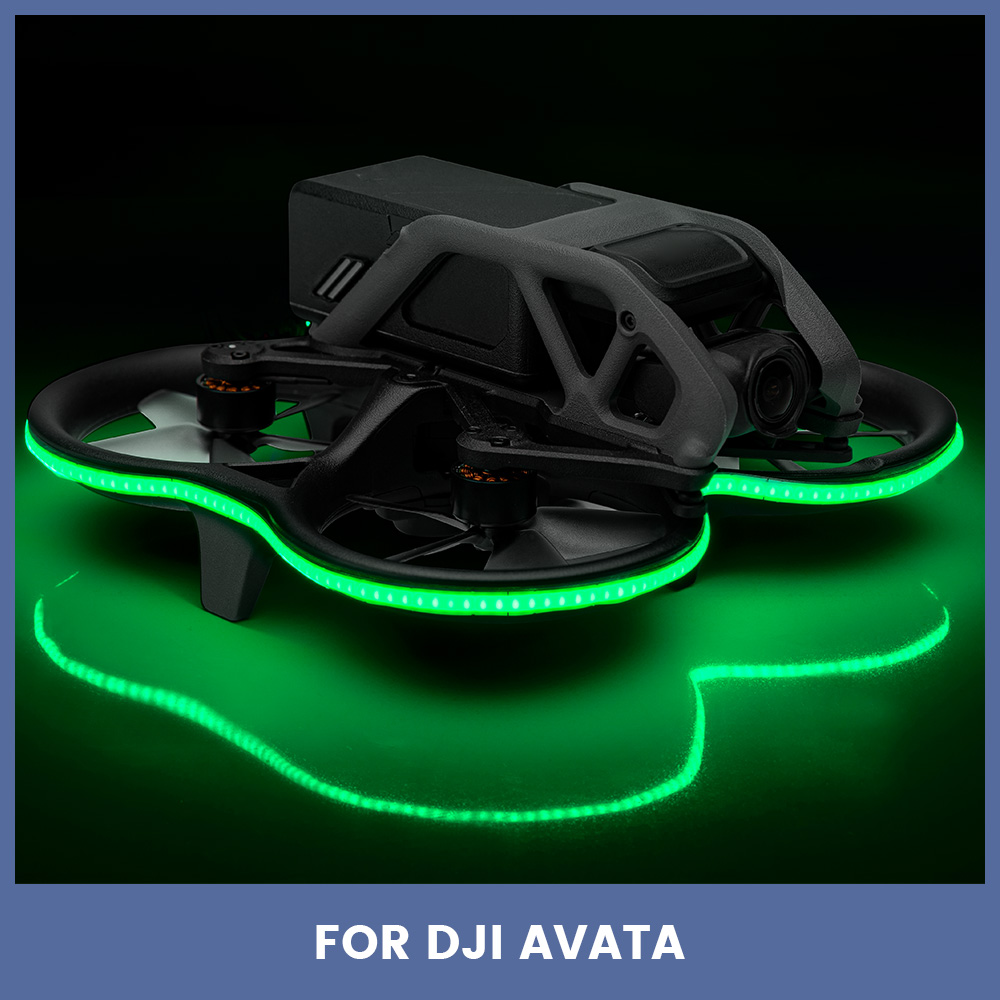 RC LED Light Strips for DJI Av - đánh giá và giá Drone Lidi Rc