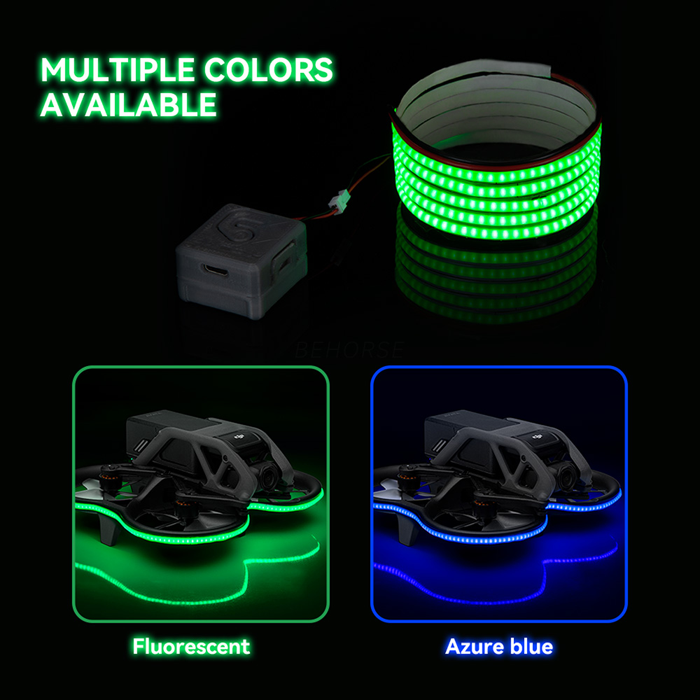 RC LED Light Strips for DJI Av - đánh giá và giá Drone Lidi Rc