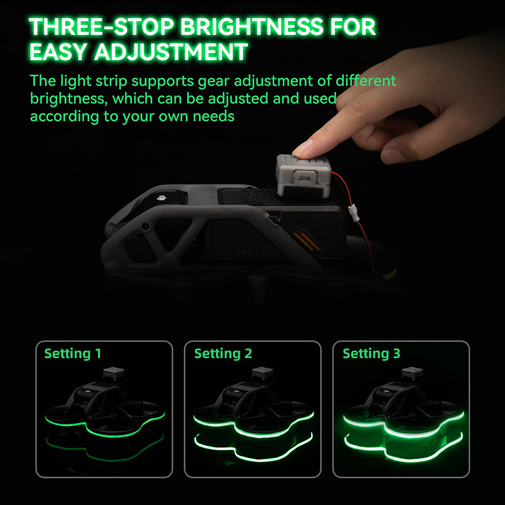RC LED Light Strips for DJI Av - đánh giá và giá Drone Lidi Rc