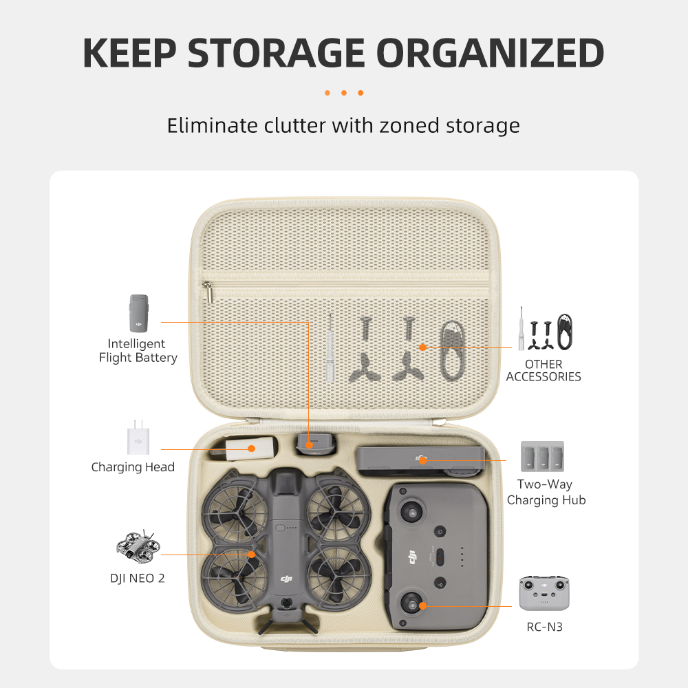 Storage Bag for DJI Neo 2 Fly  - đánh giá và giá Drone Carrying Bag