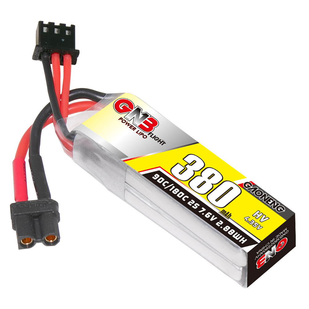 GNB 2S 7.6V 380mAh 90C/180C Li - đánh giá và giá Drone Rc Board
