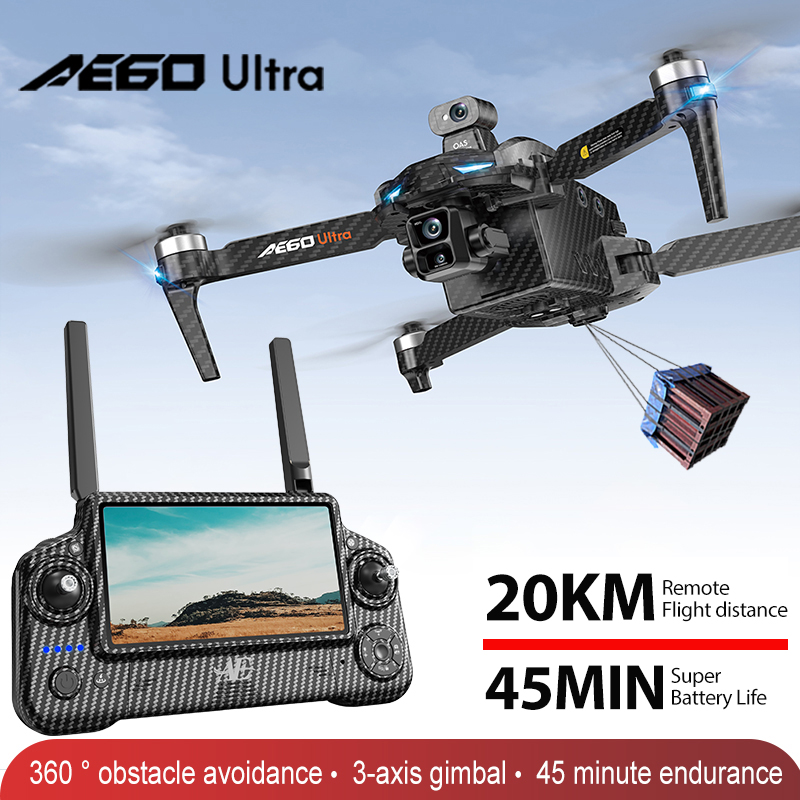 AE60 GPS Drone Professional 8K - đánh giá và giá Drone Kf Rc