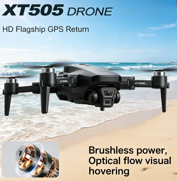 Original XT505 Foldable GPS Dr - đánh giá và giá Xt505 Rc Drone