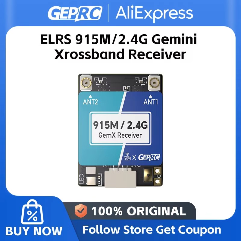 GEPRC ELRS 915M/2.4G Gemini Xr - đánh giá và giá Drone Rc Parts