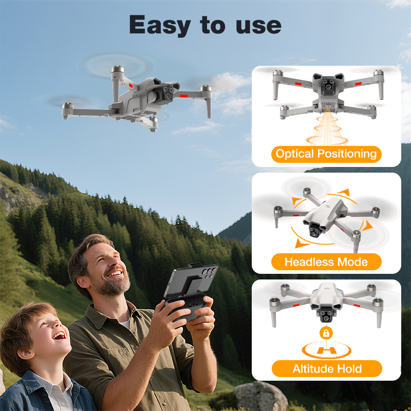 NEW Hot L017 Pro Drone Brushle - đánh giá và giá Drone Rc Pro 2