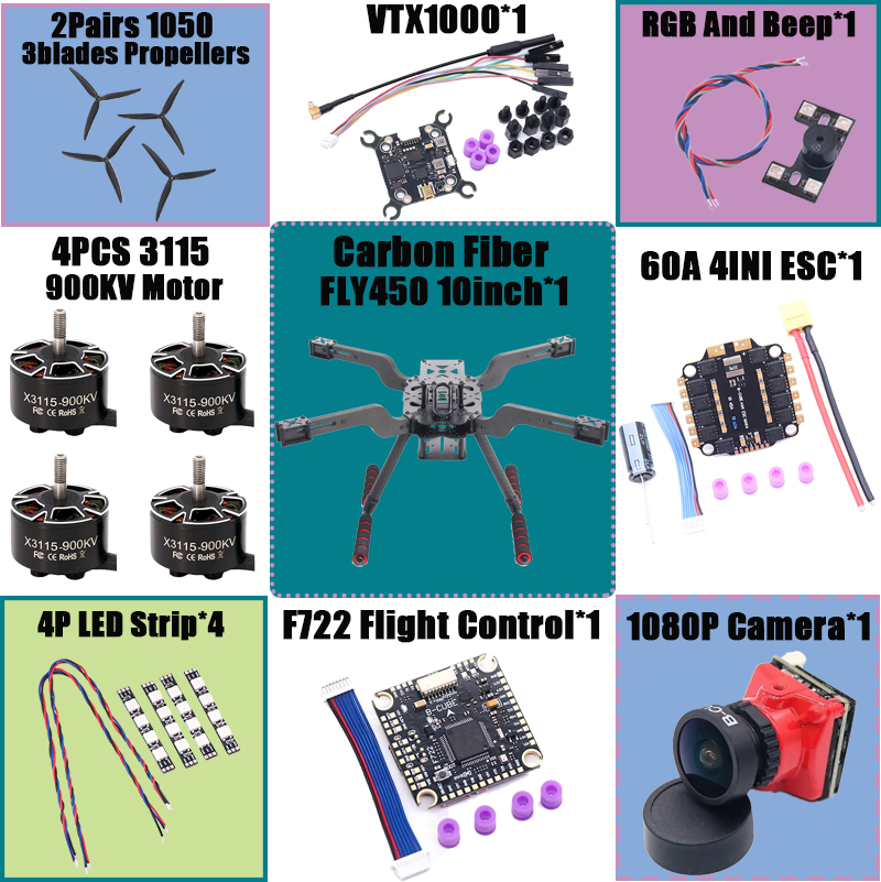 B-CUBE Open Source New Smart D - đánh giá và giá Heavy Lift Drone Frame