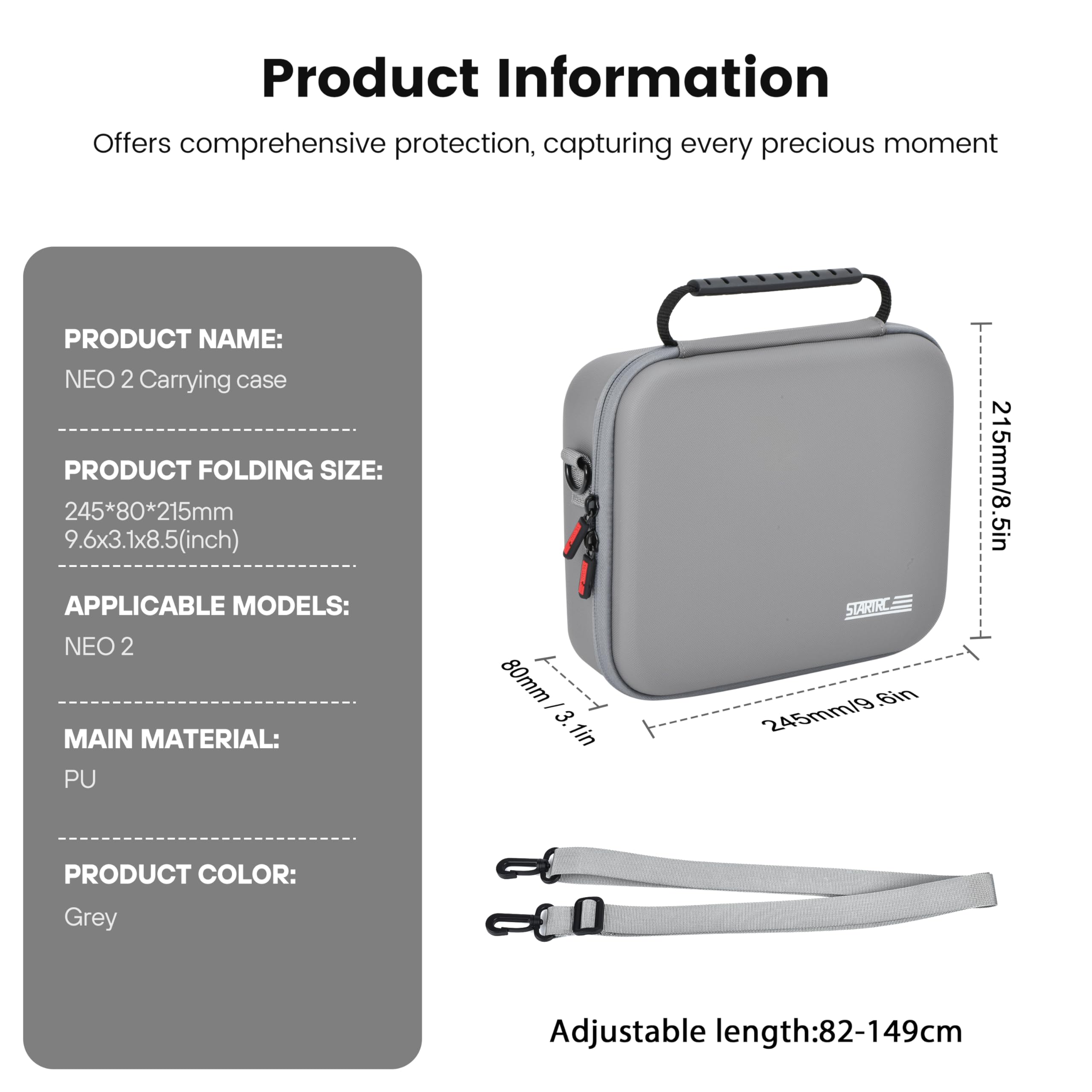 Neo 2 Portable PU Shoulder Bag - đánh giá và giá Drone Carrying Bag