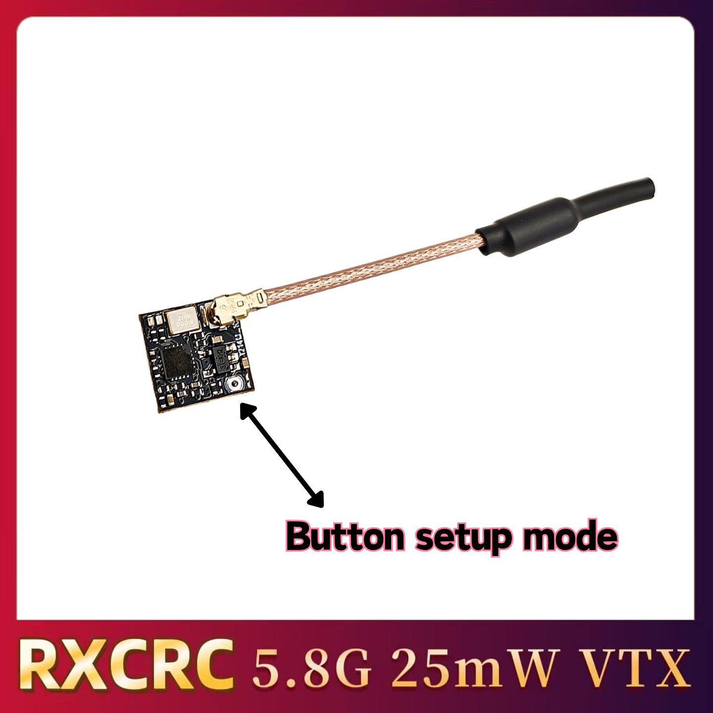 RXCRC 5.8GHz 48CH FPV 25mW Ana - đánh giá và giá Drone Rc Transmitter And Receiver