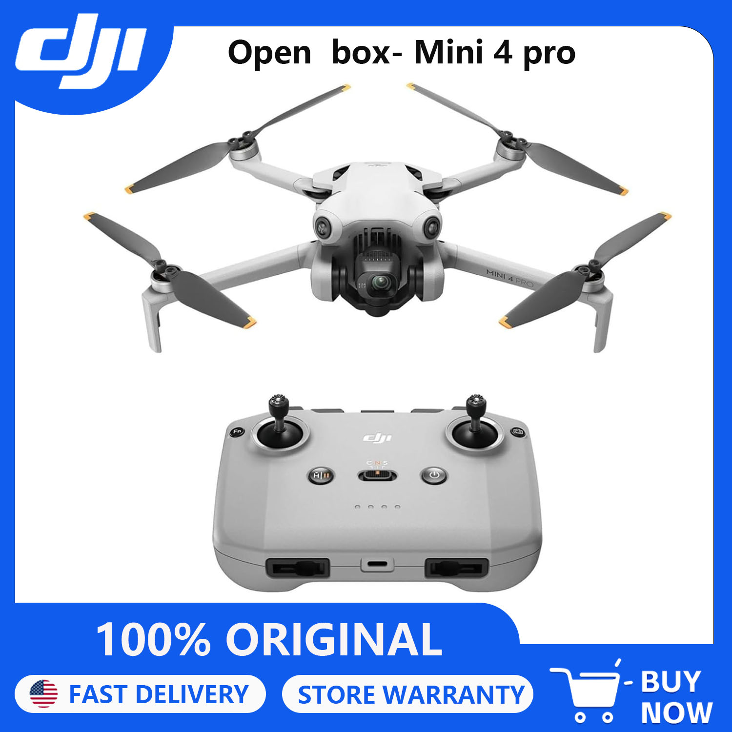 Open Box-DJI Drones Mini 4 Pro - đánh giá và giá Drone Dji Rc Mini 3