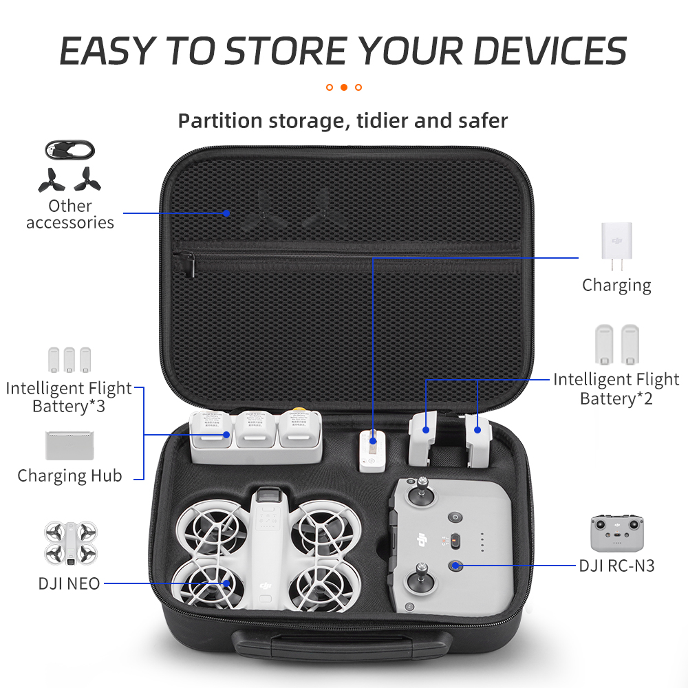XFJI Carrying Case Compatible  - đánh giá và giá Drone Carrying Bag
